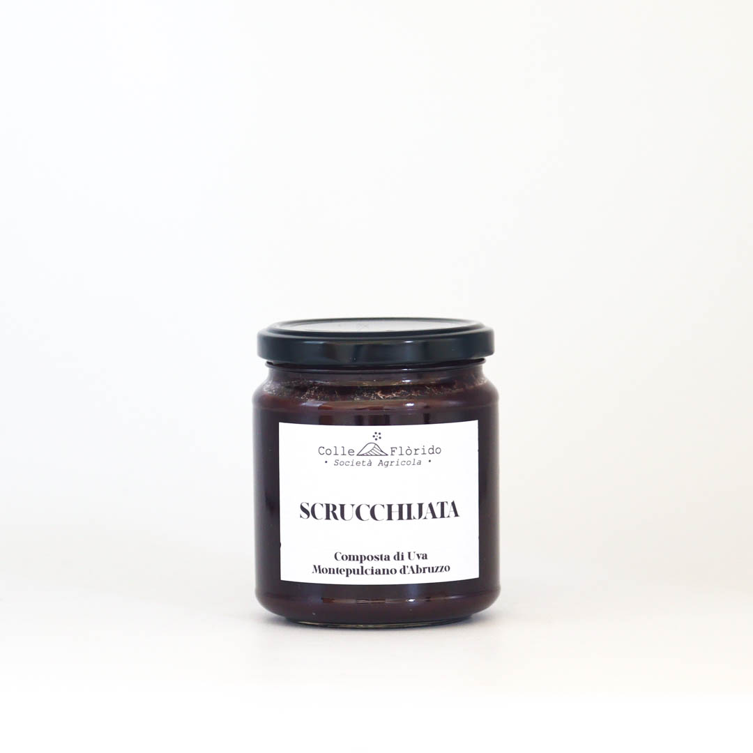 Colle Florido / Scrucchijata Composta di Uva Montepulciano d'Abruzzo (L.05.10.26)(320g) (コッレ フローリド / スクルッキヤータ コンポスタ ディ ウーヴァ モンテプルチャーノ ダブルッツォ)【ジャム】