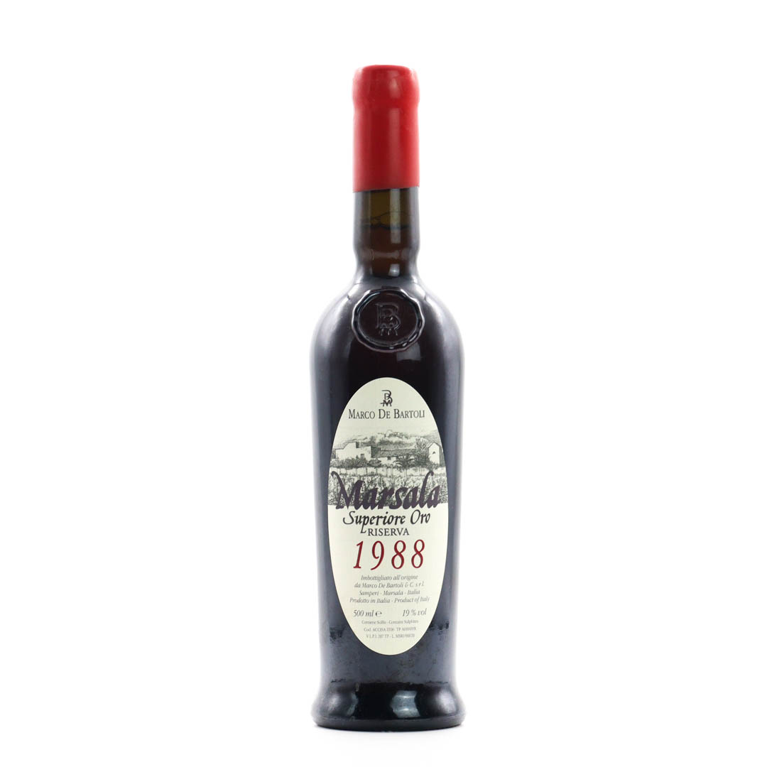 【新価格 12月～】De Bartoli / Marsala Superiore Oro Riserva 1988(500ml) (デ バルトリ / マルサーラ スーペリオーレ オーロ リゼルヴァ)【白酸化熟成・やや甘口】