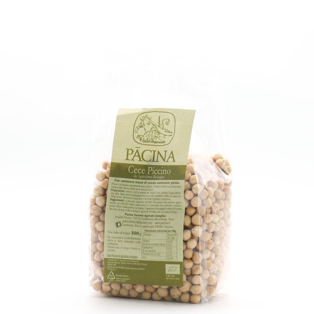 【7/29～ 出荷開始予定】Pacina / 【ひよこ豆】Cece Piccino (500g) (パーチナ / チェーチェ ピッチーノ)【豆】
