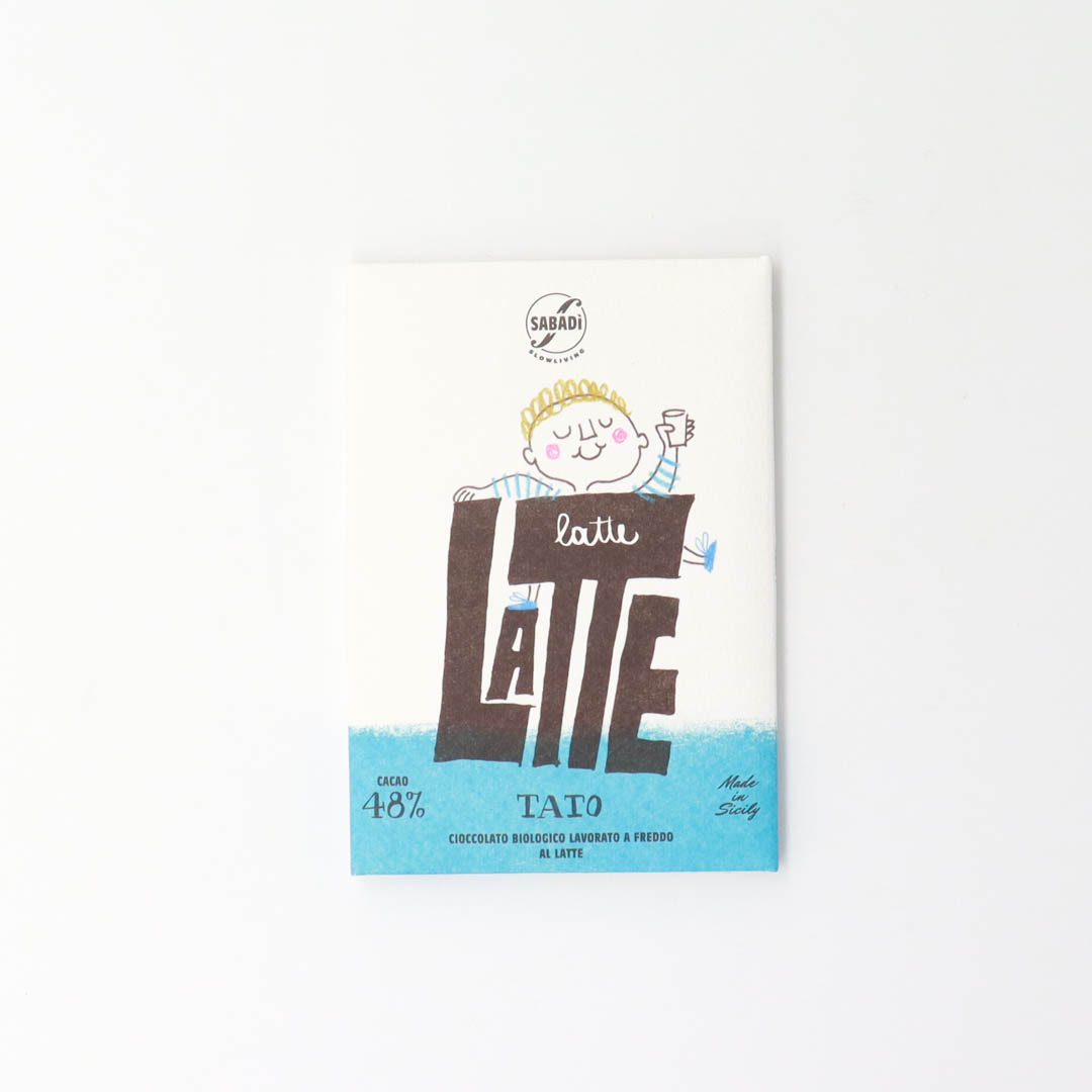 Sabadi / Cioccolato al Latte Tato (50g) (サバディ / ラッテ タト)【チョコレート】