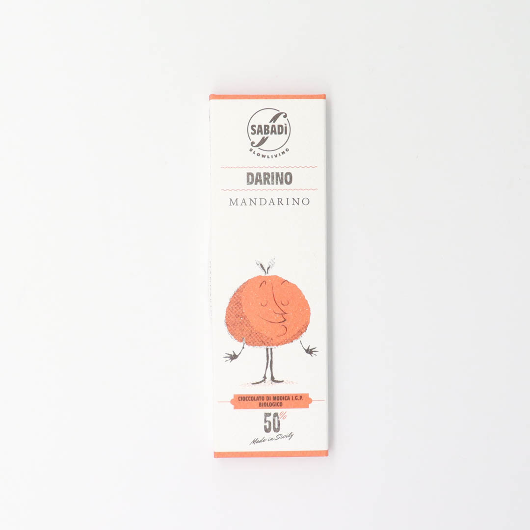 Sabadi / Cioccolato di Modica Darino(Mandarino) (50g) (サバディ / チョッコラート ディ モディカ ダリーノ)【チョコレート】